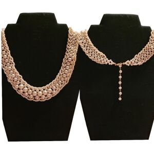 Vintage -‎ MCM Faux Pearl Collar Adjustable Necklace